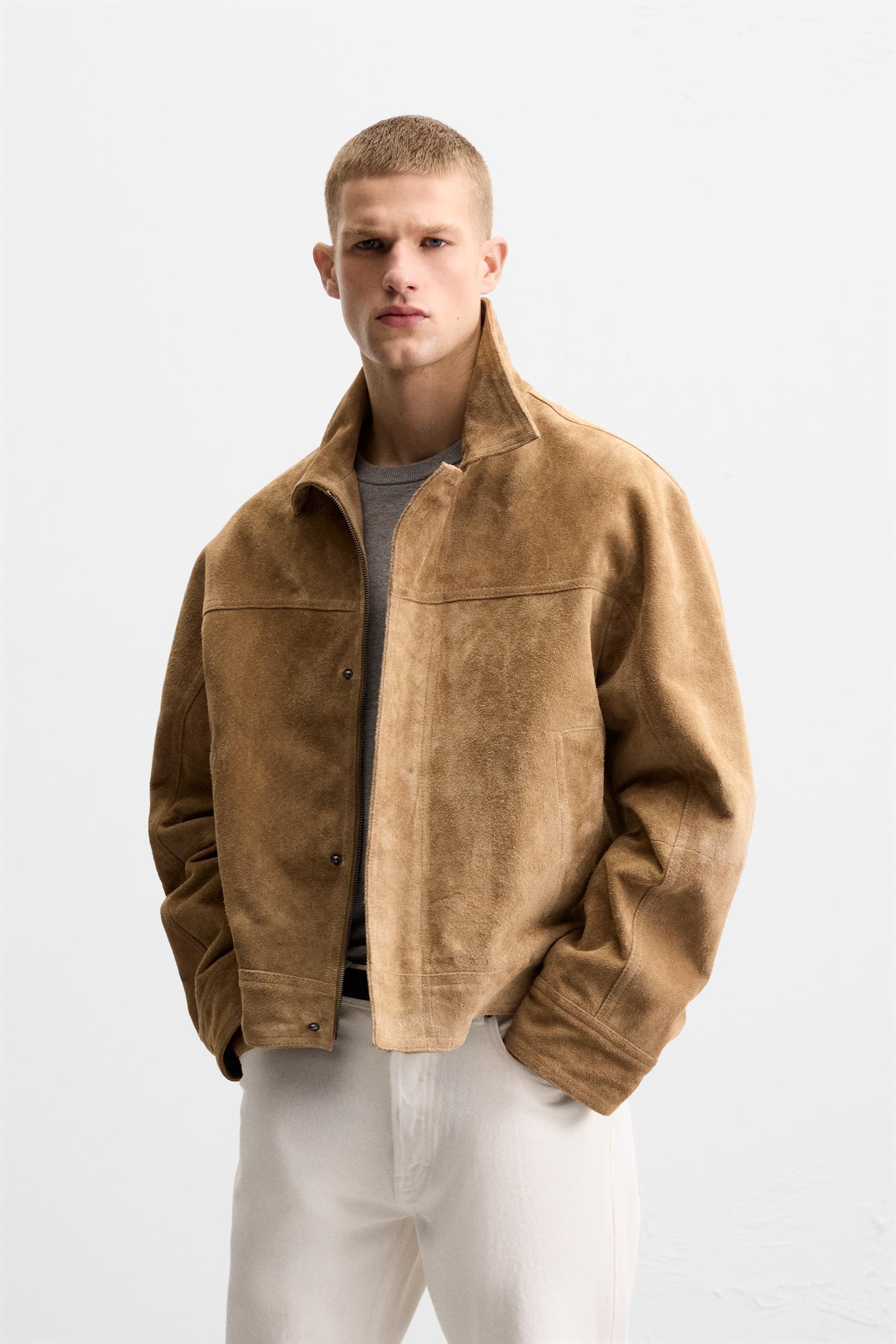 Undrstock fit — suede jacket