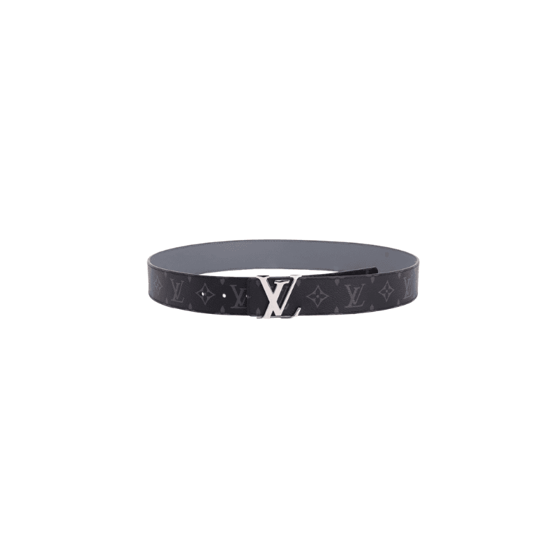 Louis Vuitton Belt  — Black Silver Buckle