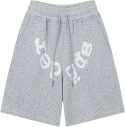 Sp5der Rhinestone Shorts